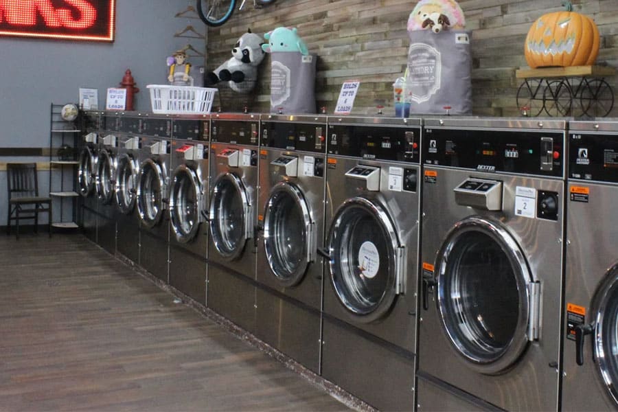 Washers in Laundromat